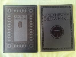 2 Antike Bücher: "Griechische Bildwerke", seltene Ausgabe!