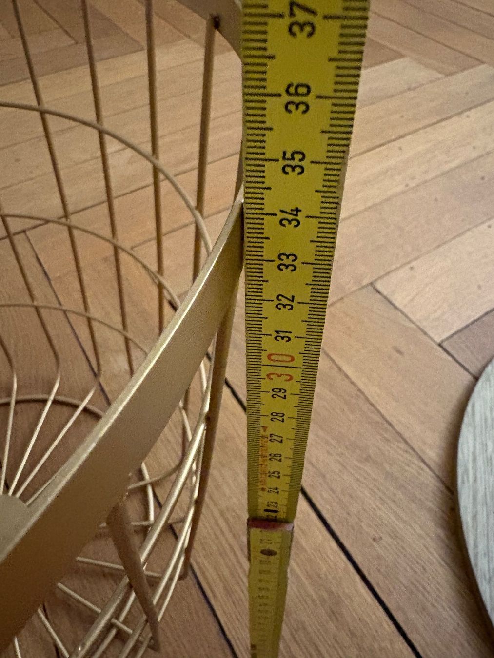 Altro per la casa: Drahtkorb gold mit Deckel – Usato da Zürich venduto da triangular 6