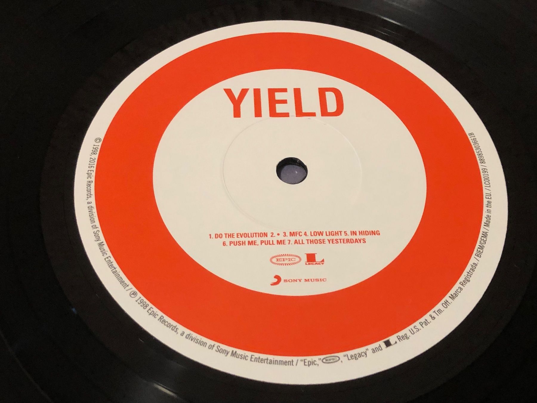Schallplatten: PEARL JAM - YIELD LP EU 2016 ALTERNATIVE ROCK GRUNGE – Gebraucht aus Zofingen von kartengeheimniss 4