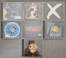 Def Leppard CD's & Debütalbum orig. verscheisst.