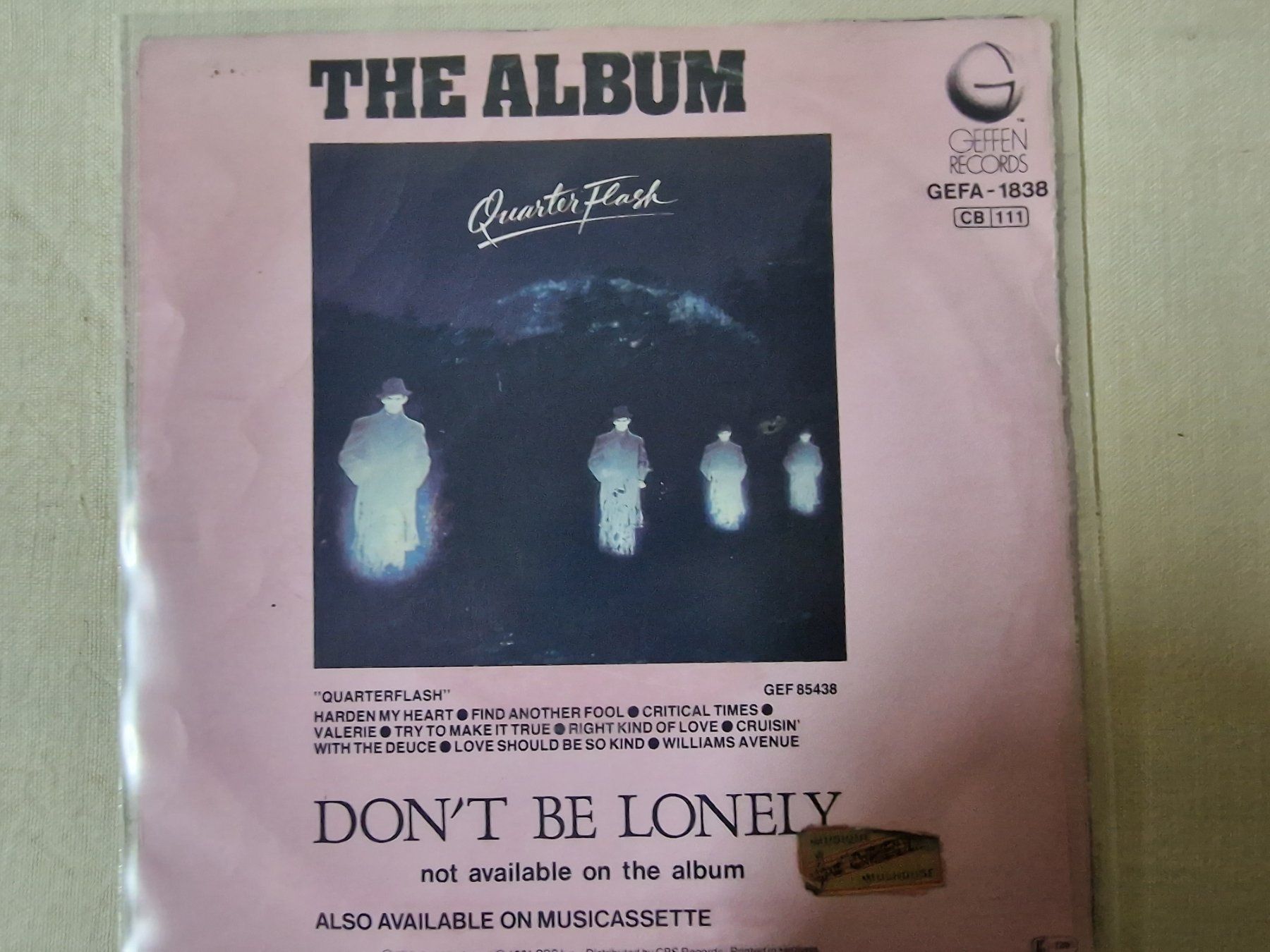 Schallplatten: Quarterflash Single – Harden My Heart – Gebraucht aus Root von  1