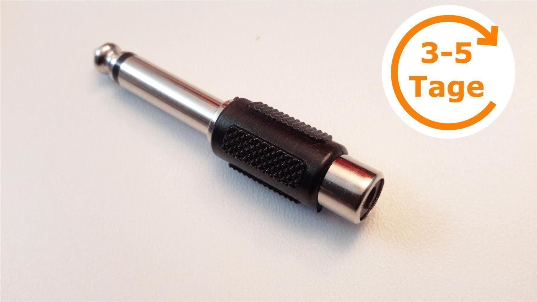 Unità & Adattatore: Adapter 6,3 mm Klinke auf Cinch Mono – Nuovo e nell'imballaggio originale da St. Gallen venduto da cointec