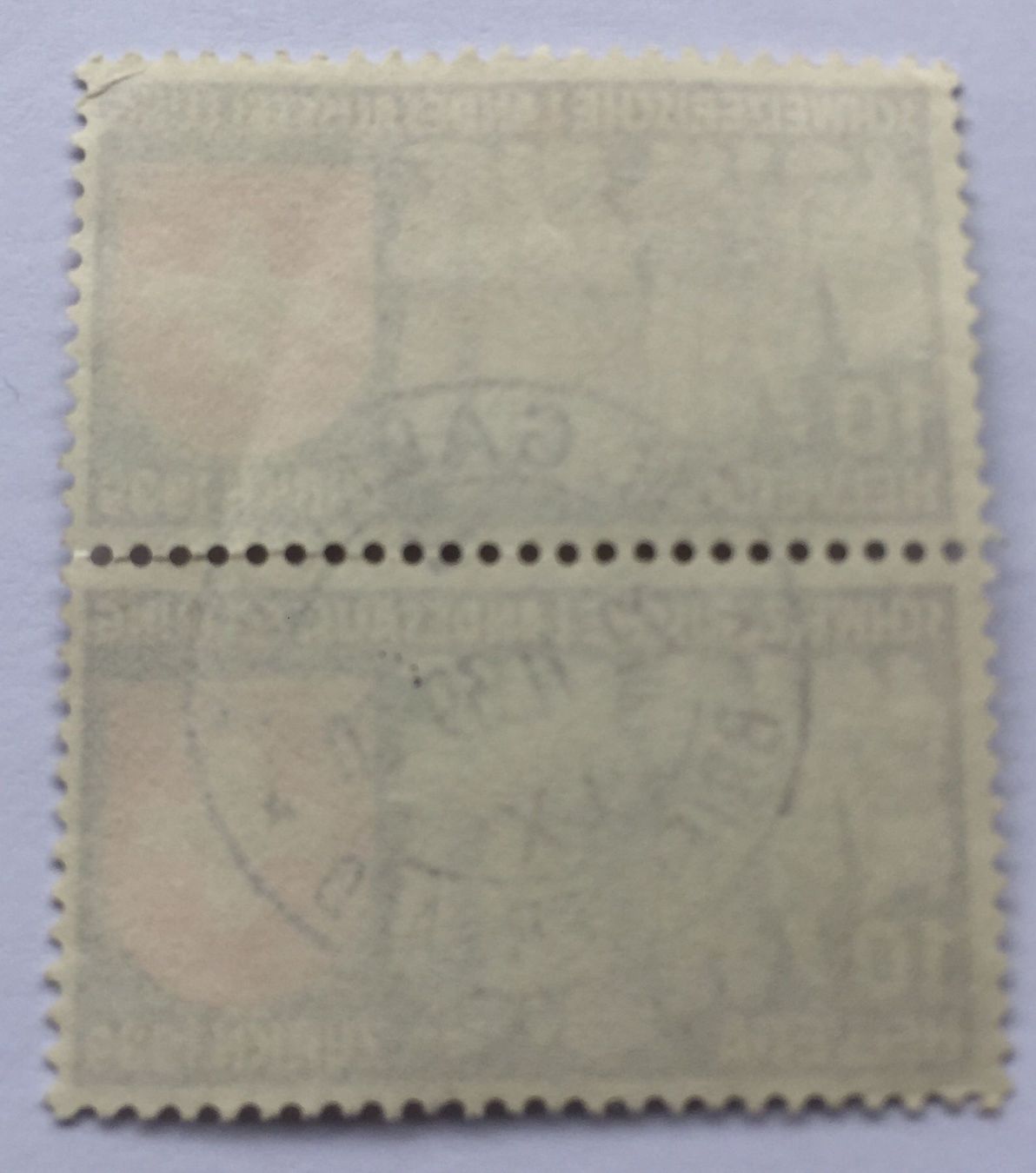 Alle Briefmarken: 2 er Nr.219  mit Vollstempel St.Gallen – Gebraucht aus Aarau von Billa007 1