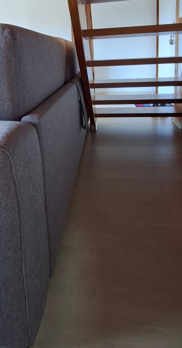 Sofas: Schlafsofa grau Bettfunktion Hocker Sofa – Neu (gemäss Beschreibung) aus Laufen von nostalgie0811 2