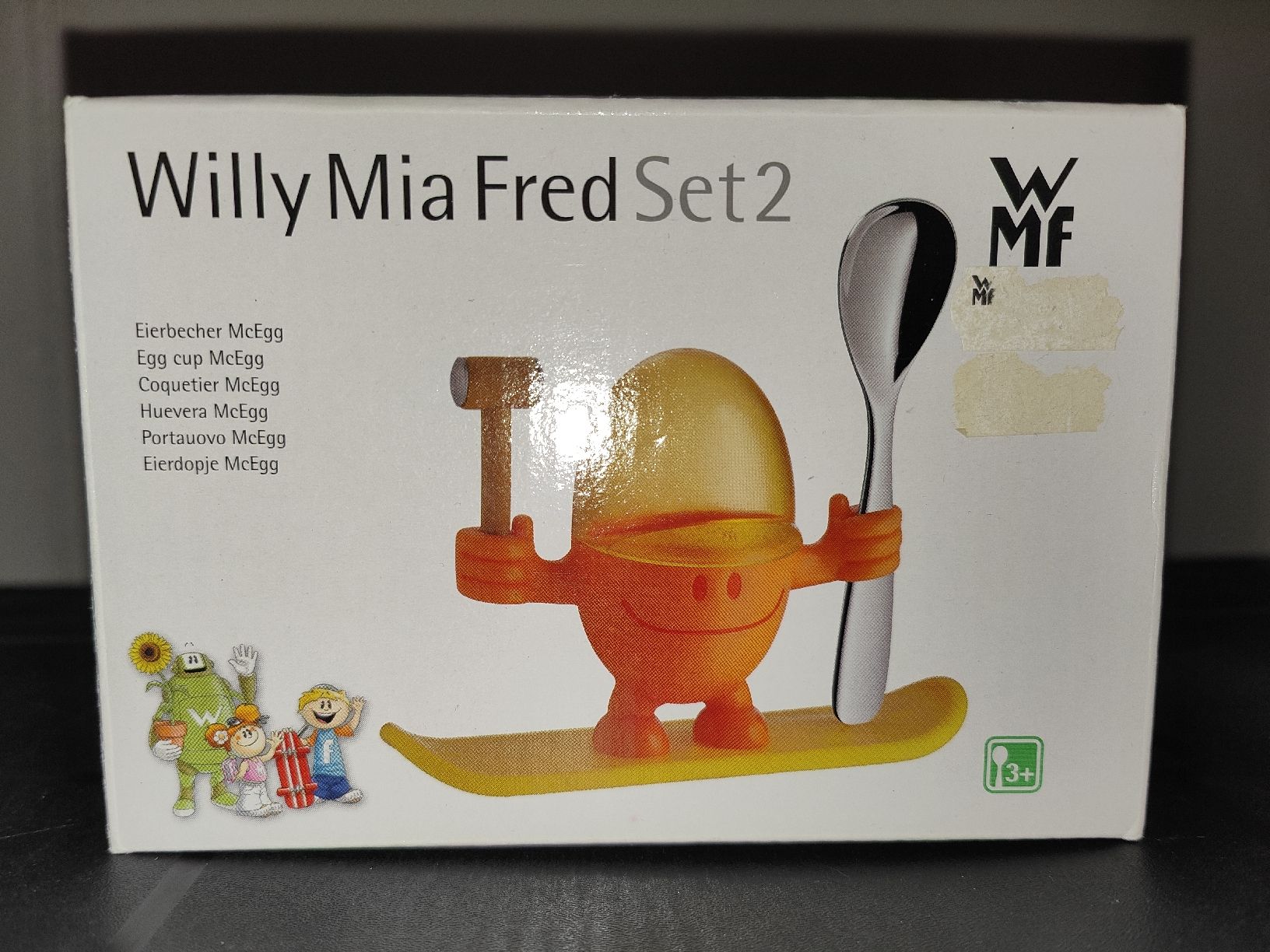 WMF Altre Stoviglie: WMF Willy Mia Fred Set 2, Eierbecher, Snowboard Edition! – Nuovo e nell'imballaggio originale da Niederhasli venduto da 8155irae 2