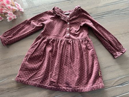 Hust and Claire Cordkleid gepunktet altrosa Grösse 104💕🍁