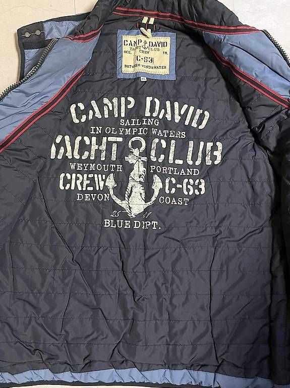 Camp David Gilet & Giacche: Camp David Herrenweste Blau Gr. XL – Usato da Basel venduto da pedjolino01 2