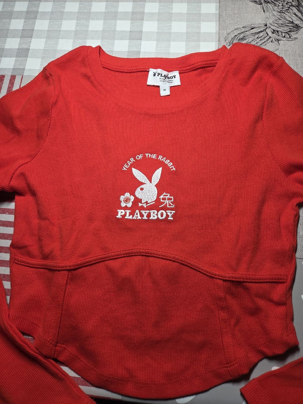 Top: Playboy rouge, Taille M, neuf – Nuovo (secondo la descrizione) da Riddes venduto da mim_qs5p 2