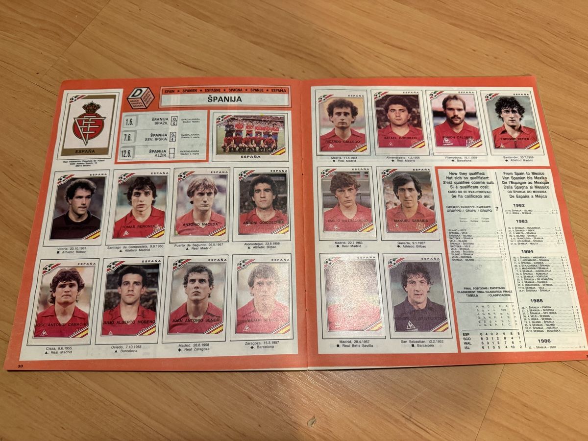 Panini Album: Album panini complet Mexico 86 – Usato da Brügg BE venduto da Fred777 3
