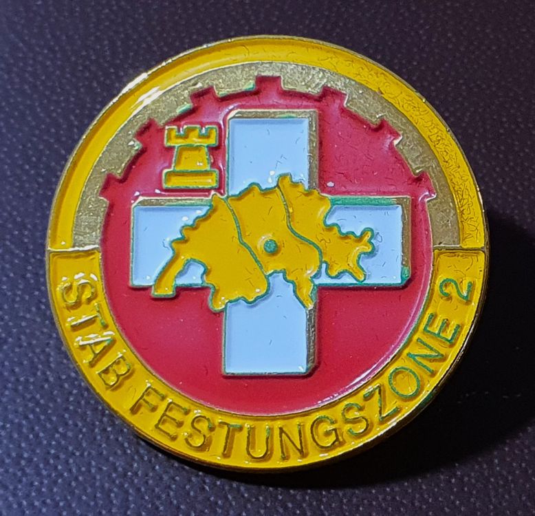 S326 - Pin Militär Swiss Army - STAB Festungszone 2 (Gebraucht) in ...