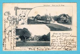 Gruss aus Vorimholz seltene 2-Bildkarte von 1908 !