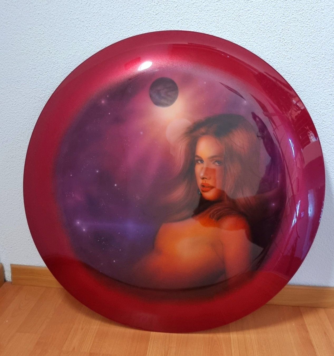 Autres accessoires p. véhicule: Reserverad Cover AIRBRUSH Einzelstück   NP 1200.-- – D'occasion à Hagenbuch ZH par cougar1 2