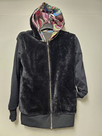 Blouson Neuf/Reversible à Capuche/Fausse Fourrure/Desigual.