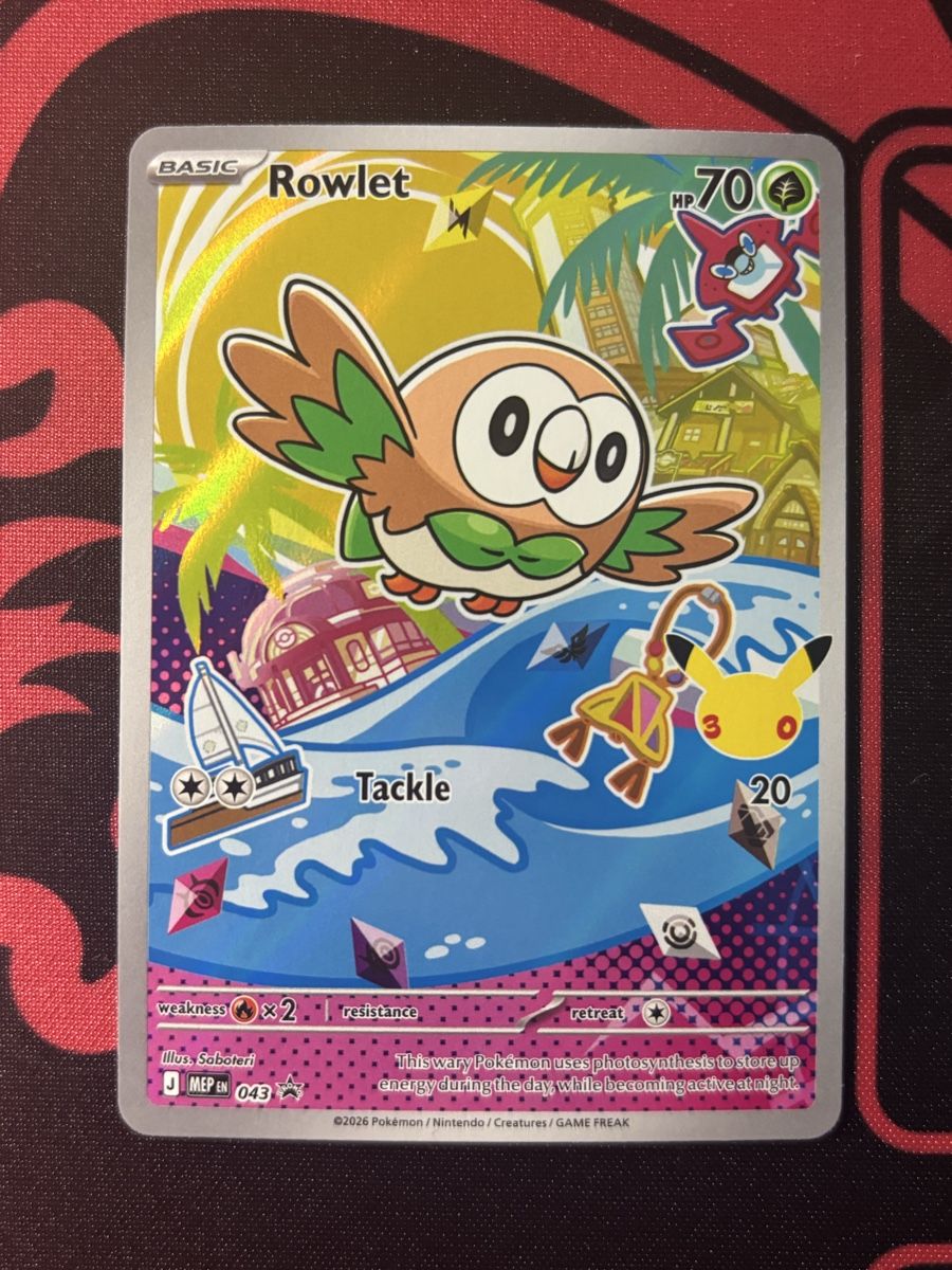 Pokémon Carte collezionabili: Rowlet #043 promo EN Pokémon  – Usato da Oberrohrdorf venduto da HOLO_LEGENDS