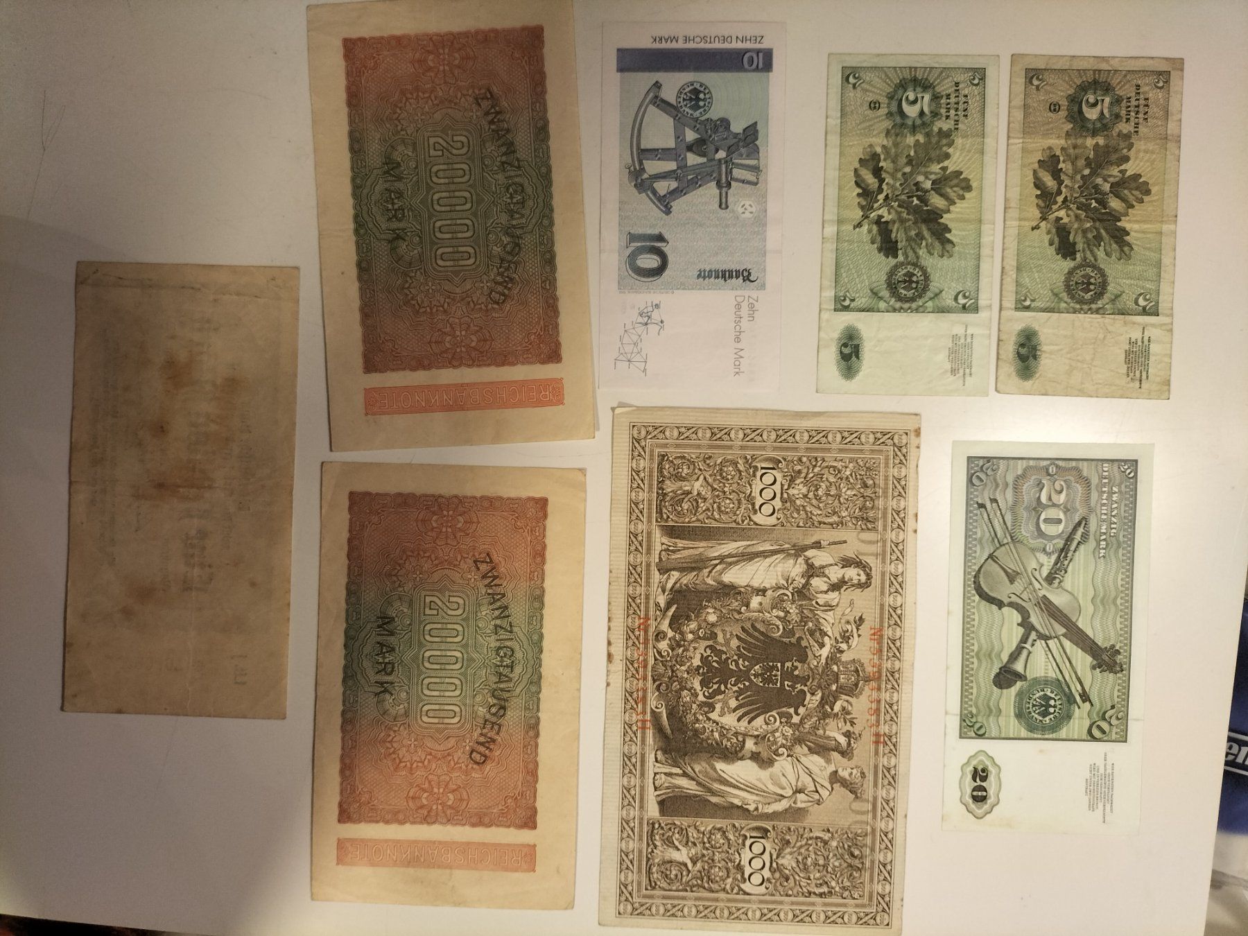Banconote: Deutschland - Banknotensammlung – Usato da Innerberg venduto da simon30432 1