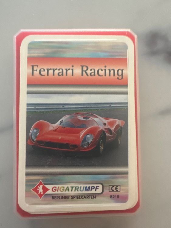 ALTES QUARTETT Ferrari Racing Art. 8218 (Gebraucht) in Wangen b. Olten ...