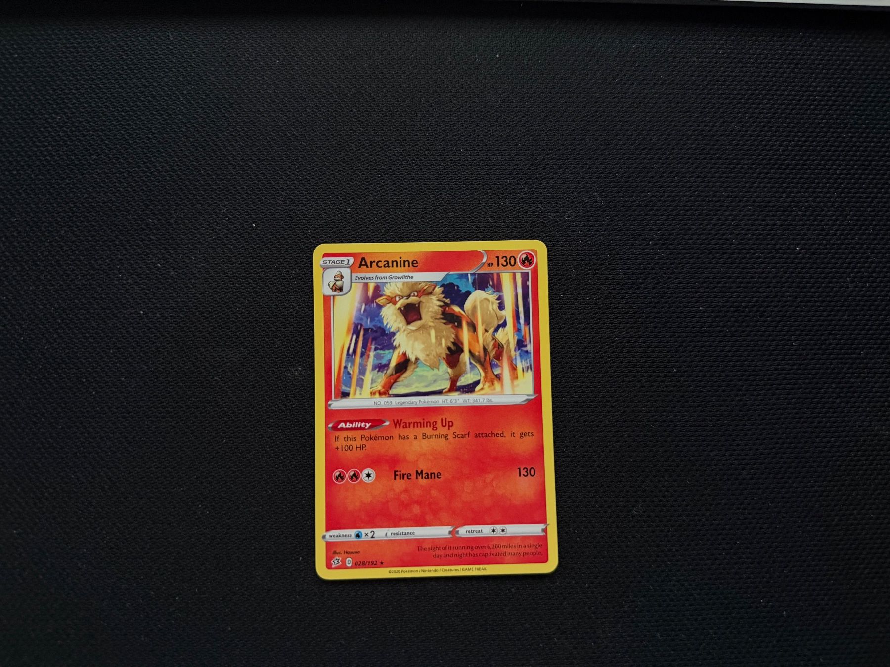 Pokémon Cartes à collectionner: Arcanine 028/192 – D'occasion à Zürich par mountainwizard00
