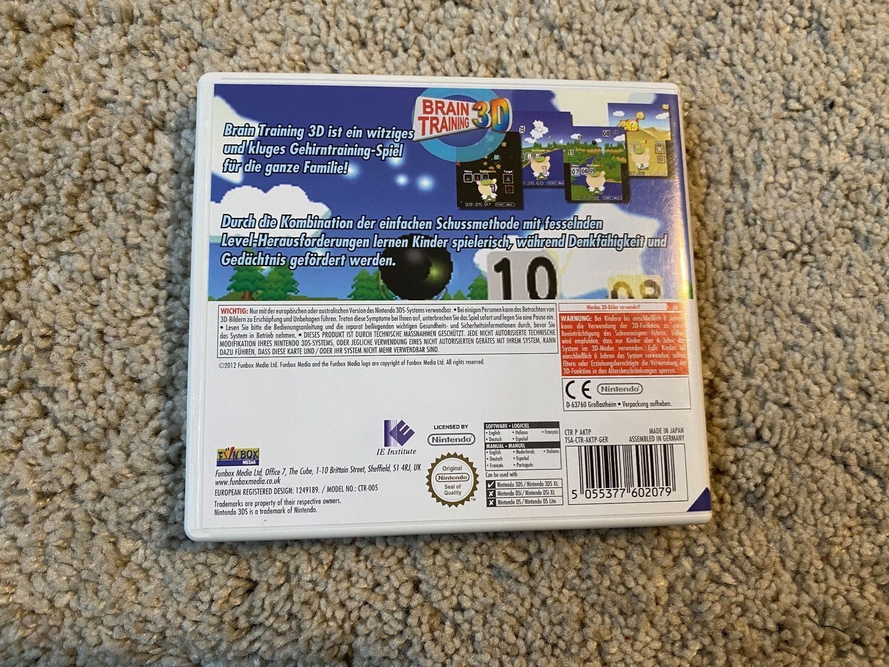 Nintendo Giochi: Brain Training 3D für Nintendo 3DS – Usato da Winkel venduto da RiMa95 2