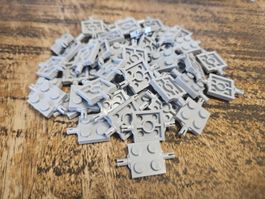 lego 4600 lot de 50 pièces Light Bluish Gray Plate,