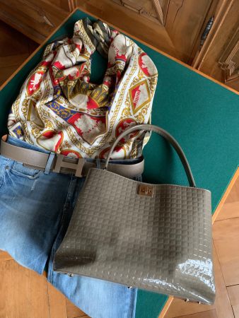 DENI CLER MILANO 100% Leder Tasche  Zustand: Wie Neu