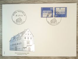 TR60 Enveloppe + Timbre Suisse 1970