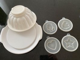 Tupperware Puddingform 7teilig