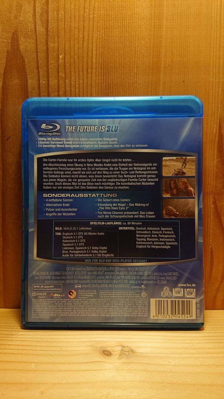 Alle DVDs: THE HILLS HAVE EYES 2 Blu-Ray Uncut – Gebraucht aus Wilderswil von Exebub 1