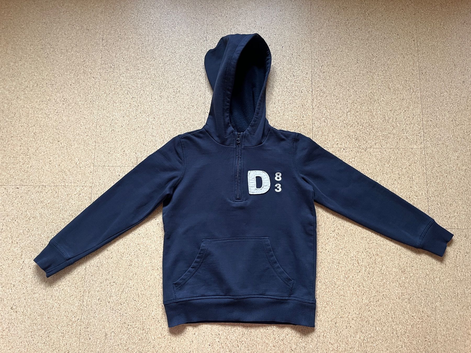 Maglioni & Felpe: Pullover mit Kapuze & Reissverschluss, dunkelblau, Gr. 140 – Usato da Grosswangen venduto da Vita500
