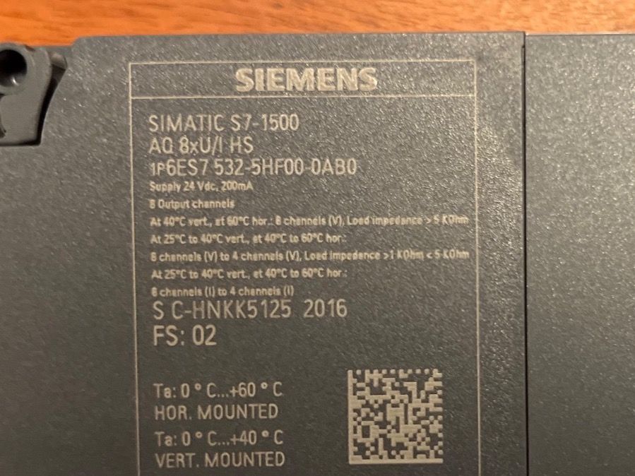 Siemens Sistema di controllo: Siemens Simatic S7-1500 / 6ES7532-5HF00-0AB0 – Usato da Romanshorn venduto da DonRicardoo 2