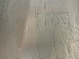 4 Kissenanzüge oder Stoff zum vernähen