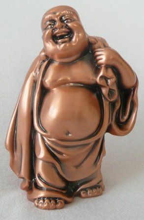 Sculture & Statue: Happy Buddha - verrotgoldet – Nuovo e nell'imballaggio originale da Mauren venduto da Yeelen 2