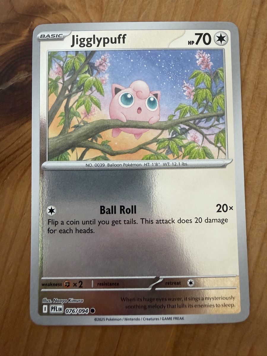 Pokémon Carte collezionabili: Jigglypuff (PFL076) – Nuovo (secondo la descrizione) da Vevey venduto da Matx