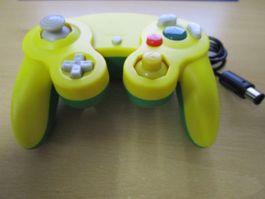 Game Cube Controller Joypad Bowser yellow green gelb/grünNEU