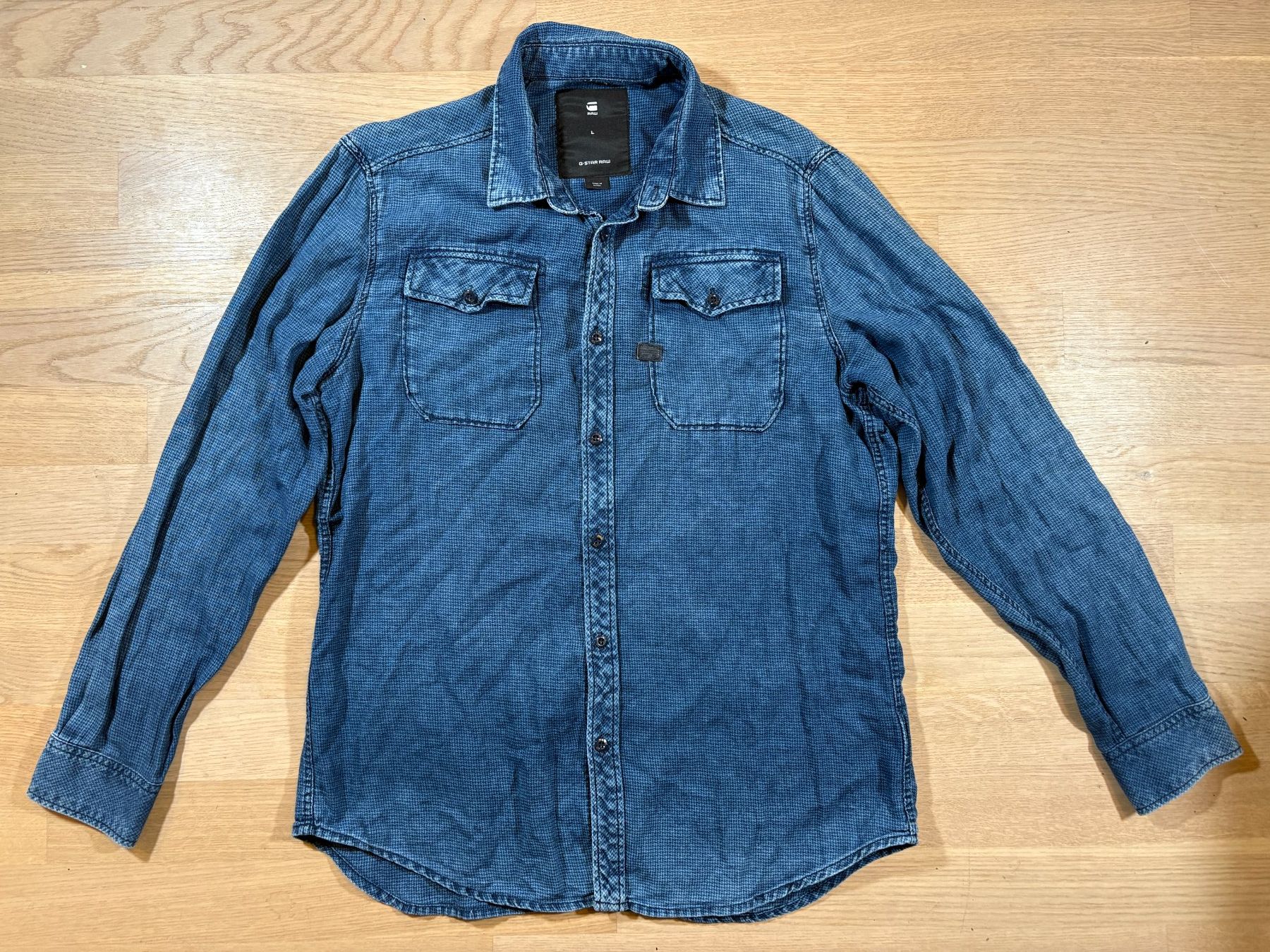 G-Star Camicie: G-Star Raw Hemd, Grösse L, Jeanshemd – Usato da Elgg venduto da Jo_Naj