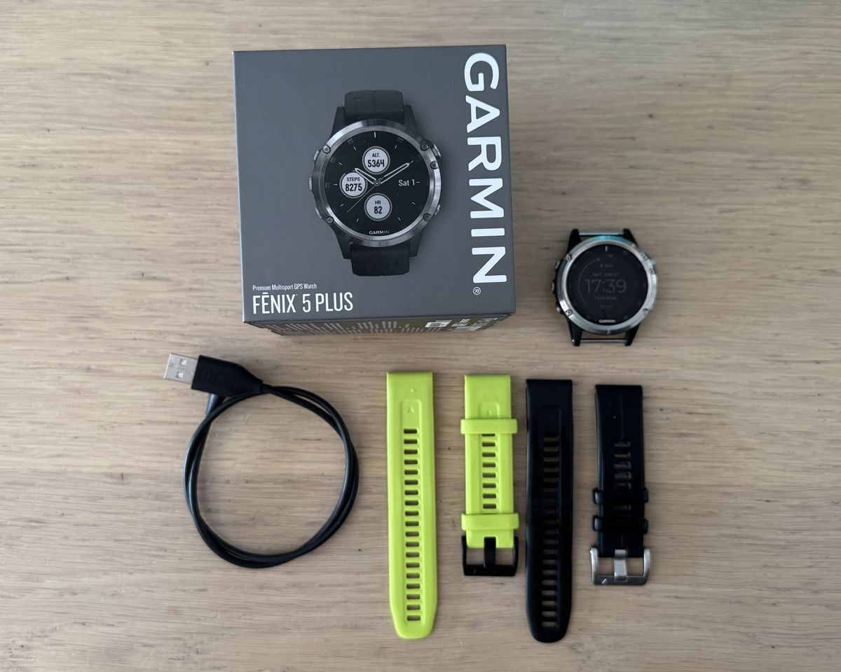 Garmin Smartwatch: Garmin Fenix 5 Plus (Silver) - 47mm – Gebraucht aus Vaglio von Irukaijiu