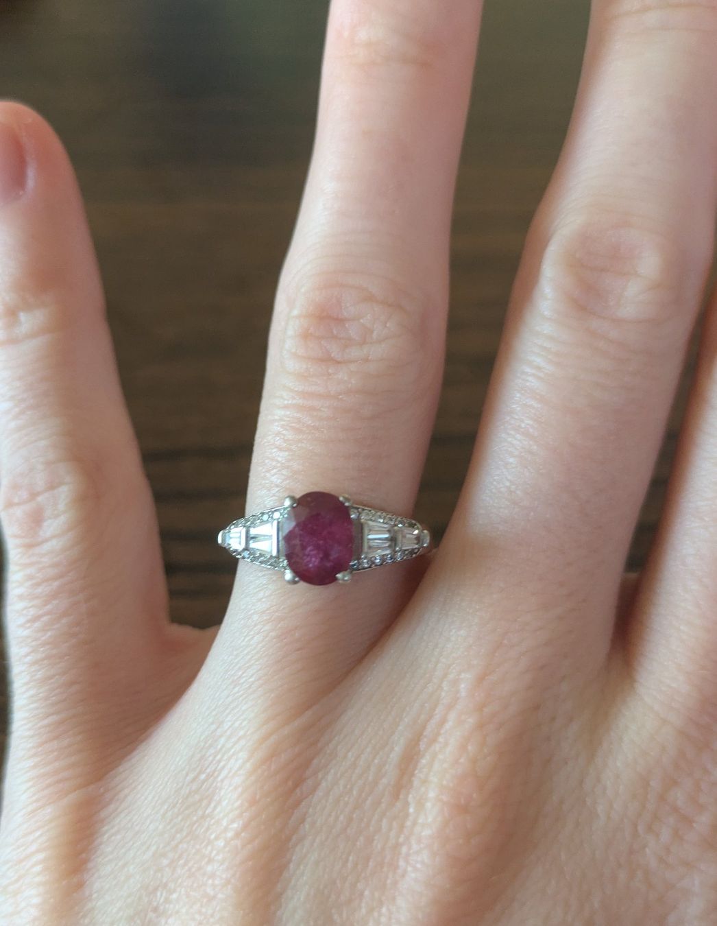 Ringe: Silberring mit Rubin – Gebraucht aus Sarmenstorf von Mino_1888