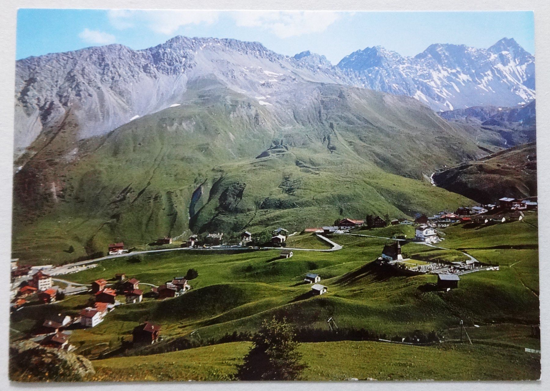 Ansichtskarten: Inner-Arosa mit Schafrügg – Gebraucht aus Fétigny von Billy2miny