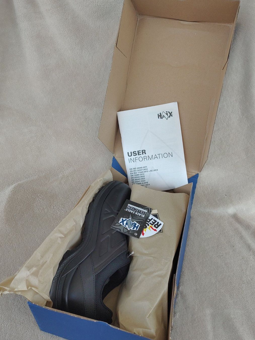 Haix Herrenschuhe: Sicherheitsschuhe schwarz HAIX  Gr 44 – Neu und originalverpackt aus Strengelbach von Phorensic_30 1