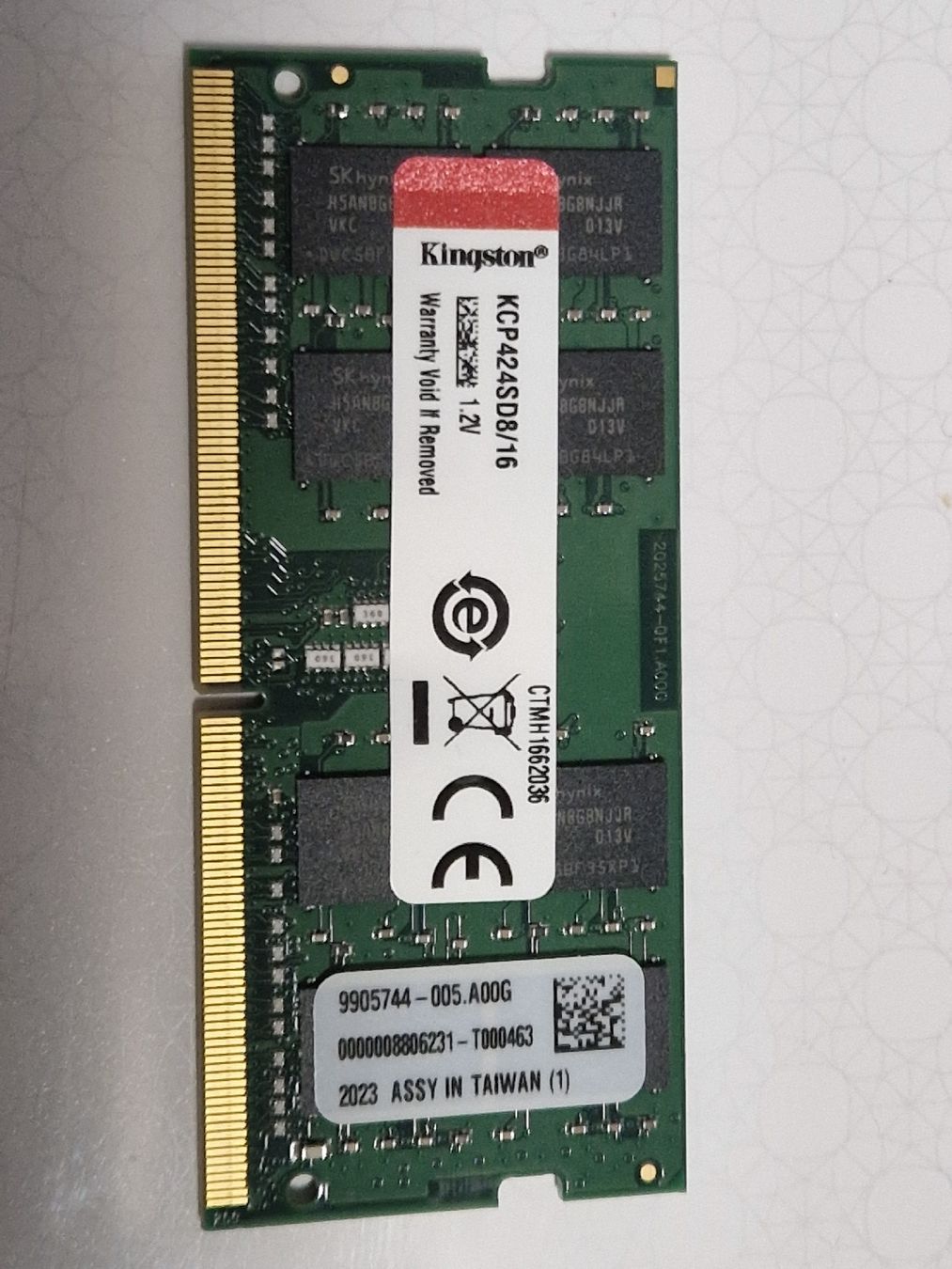 Kingston Memoria / RAM: 1 x 16GB DDR4 Kingston – Usato da Peseux venduto da katja.vit
