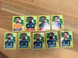 Saudi Arabien Sticker FIFA WM 2026 Panini 9 Stk.