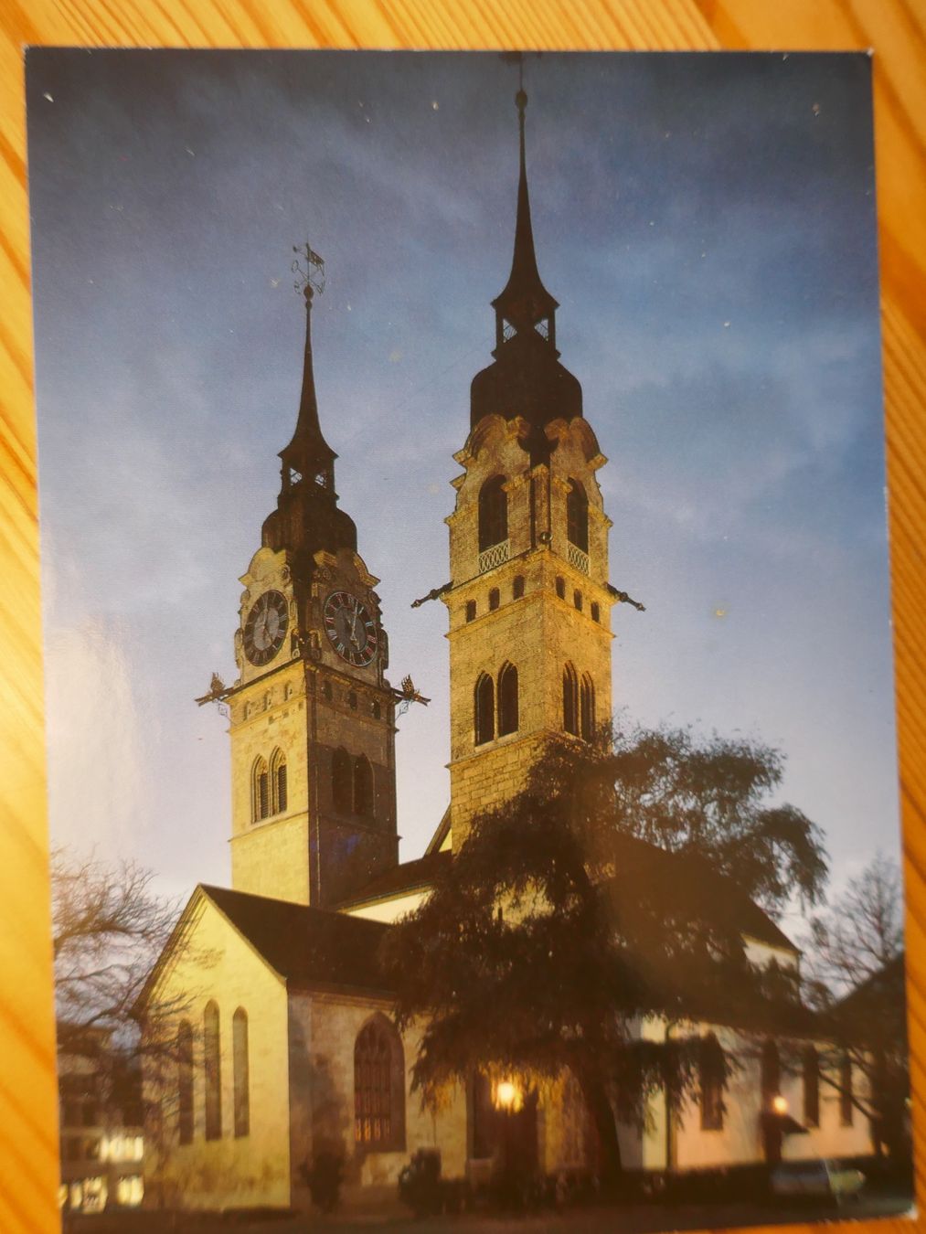 Cartoline postali: Winterthur, Stadtkirche – Usato da Oberriet SG venduto da ret_7j2k