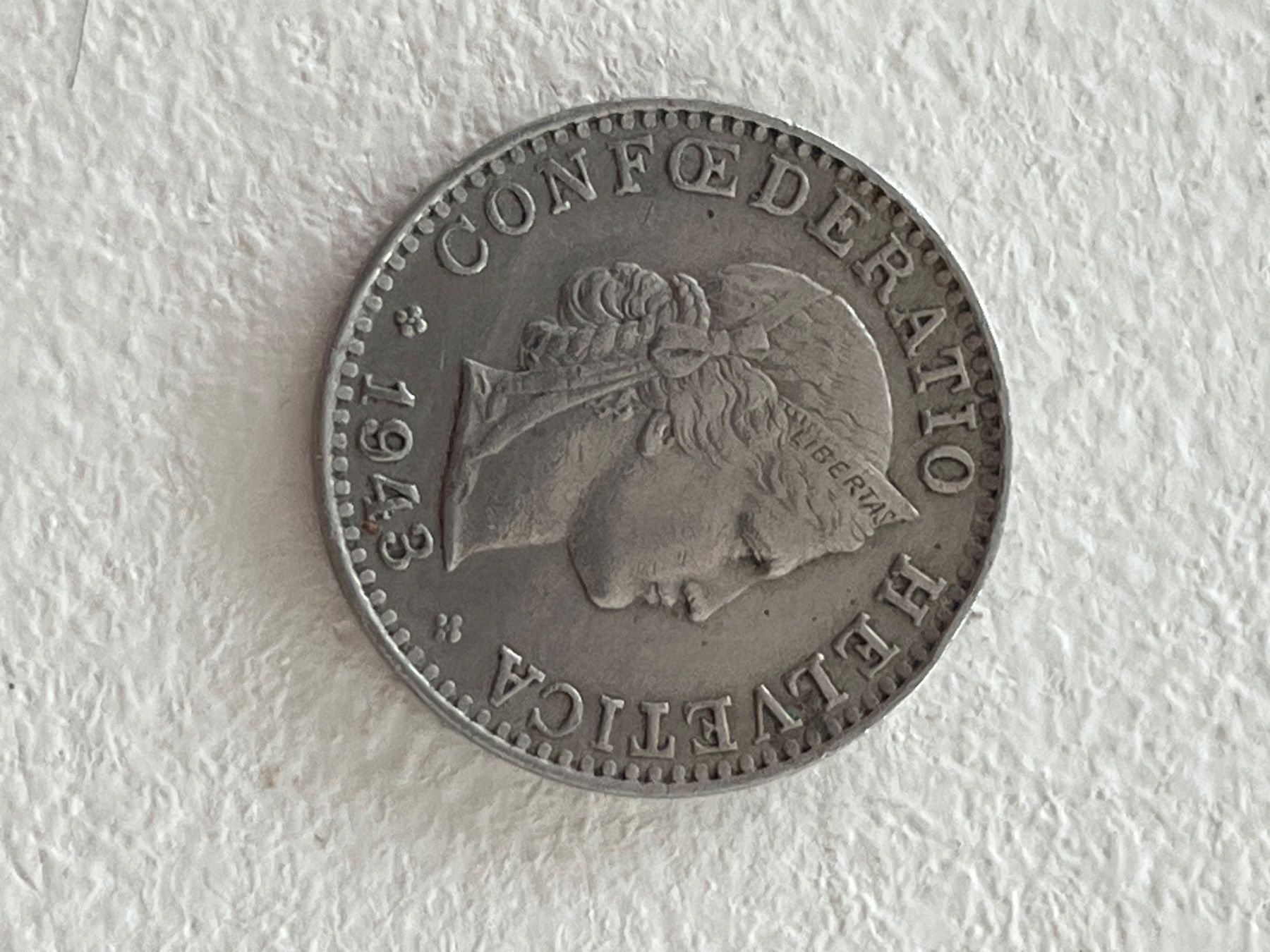 Tutti le monete: Schweiz 20 Rappen 1943 – Usato da Chiasso venduto da AzenYa