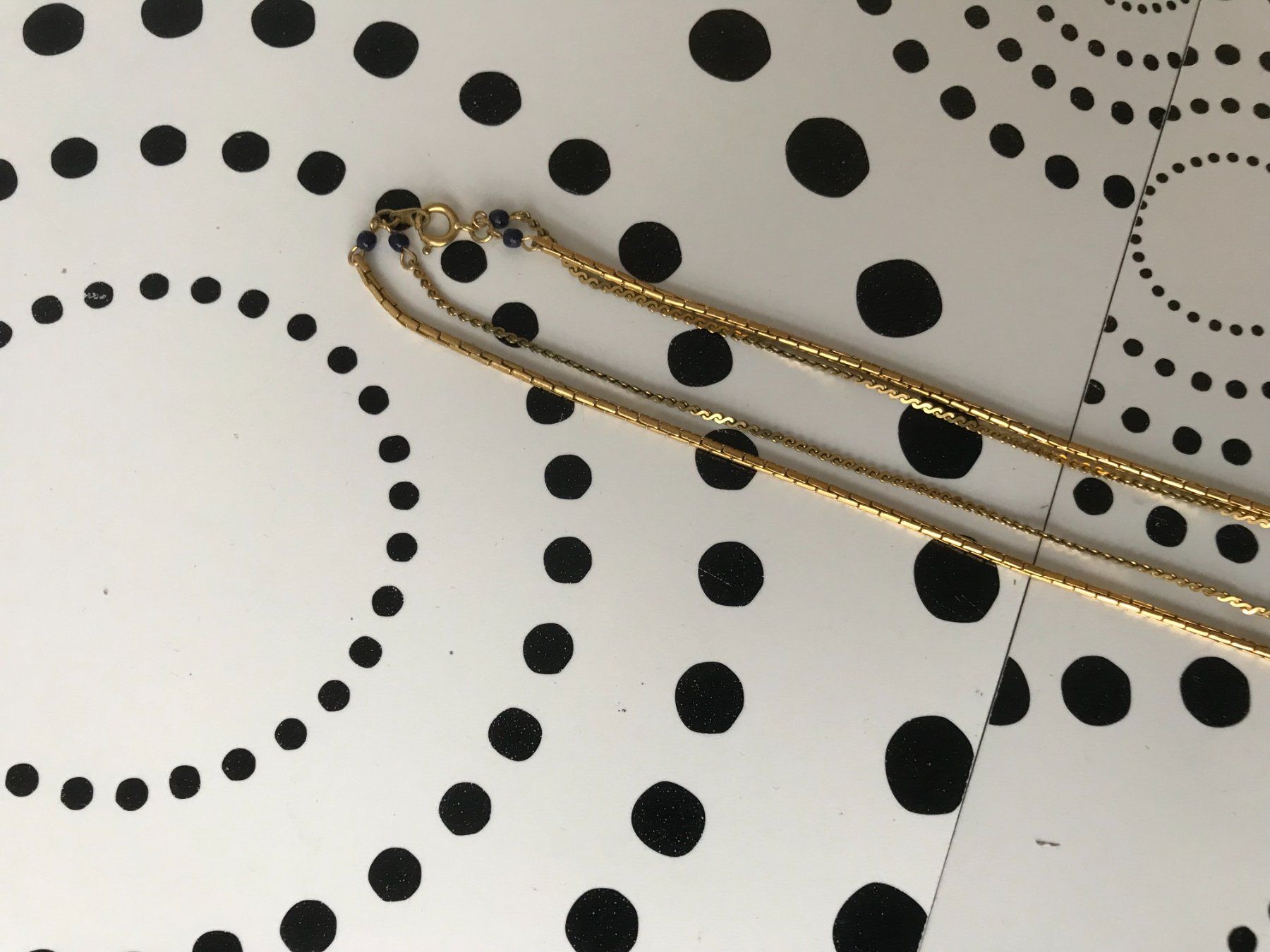 Catenine: Superbe collier vintage doré et perles, élégant !!! – Usato da Epalinges venduto da dream-watch 1