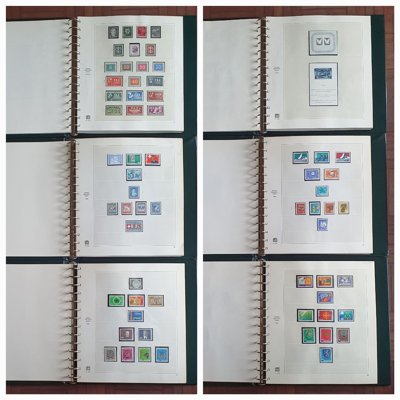 Tutti i francobolli: Sammlung Schweiz Postfrisch  1945 - 92 / Frankaturware 650.- – Usato da Kreuzlingen venduto da Rschweiz1 1