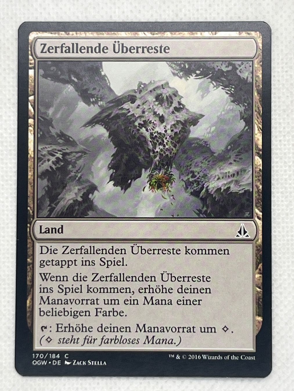 Magic The Gathering Sammelbilder & Trading cards: MTG Zerfallende Überreste OGW 170 Deutsch Common – Gebraucht aus Hinterkappelen von Kim1992