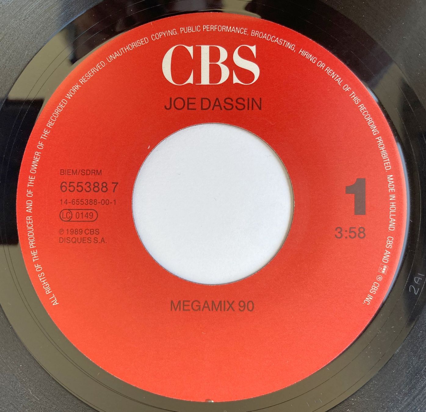Schallplatten: JOE DASSIN - MEGAMIX 90 – Gebraucht aus Bottens von hotter-than-hell 2
