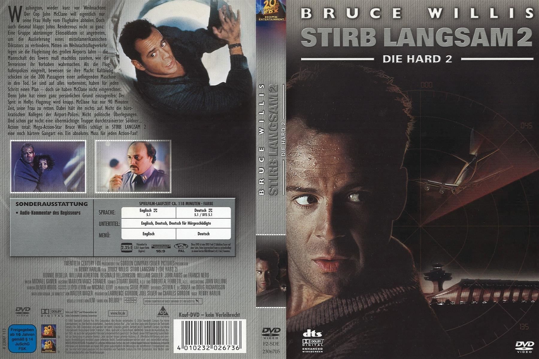 Tutti i DVDs: STIRB LANGSAM 2 - DIE HARD 2 - DVD – Usato da Basel venduto da verano1000
