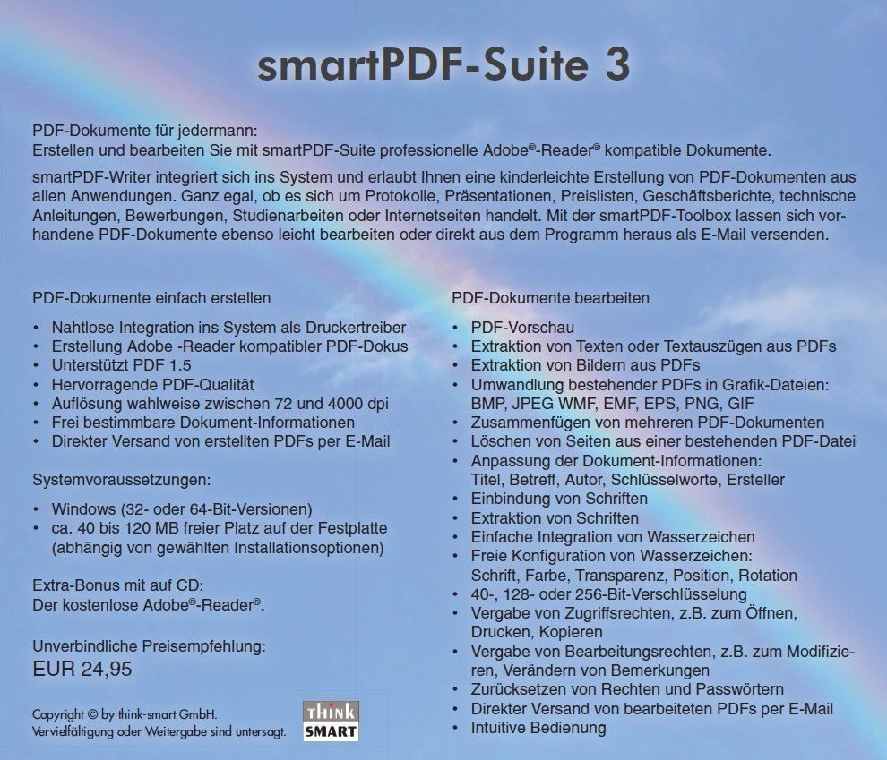 Software: smartPDF-Suite 3 – Neu und originalverpackt aus Giubiasco von softmail 1