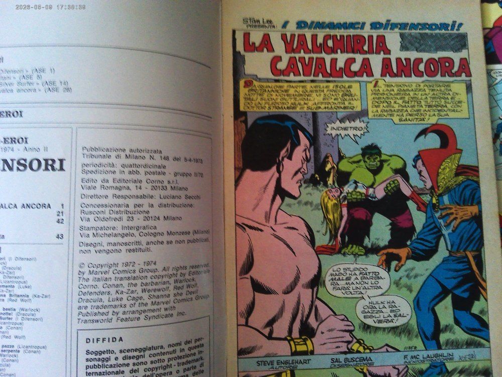 Fumetti: 6 X I Difensori Comics - Marvel COMIC ITALIENISCH – Usato da Volketswil venduto da nemo2000 3