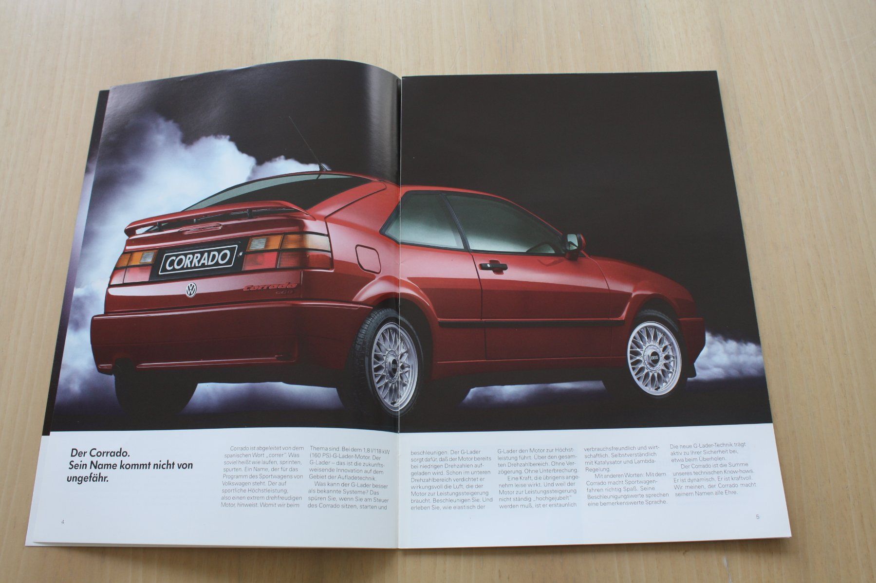 VW Documenti: VW Corrado Prospekt 1/1991 – Usato da Wikon venduto da erwin400 2